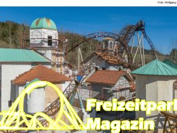 Aufbau des Themenbereichs „Sonnenbucht“ in FANTASIA (März 2025)